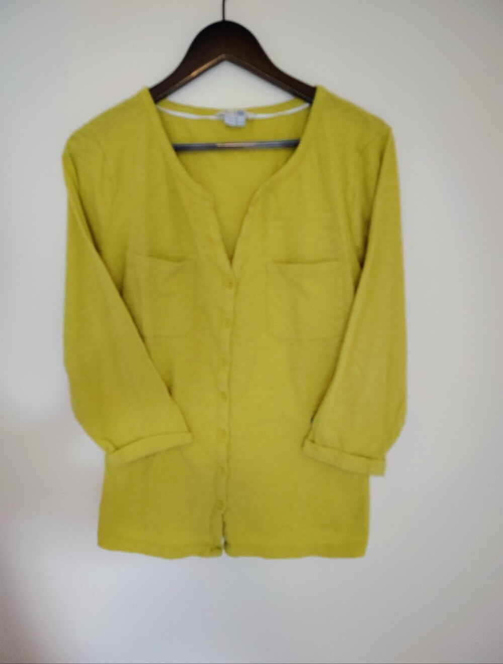 Boden Slub Knit Cotton Henley Top Plus Size